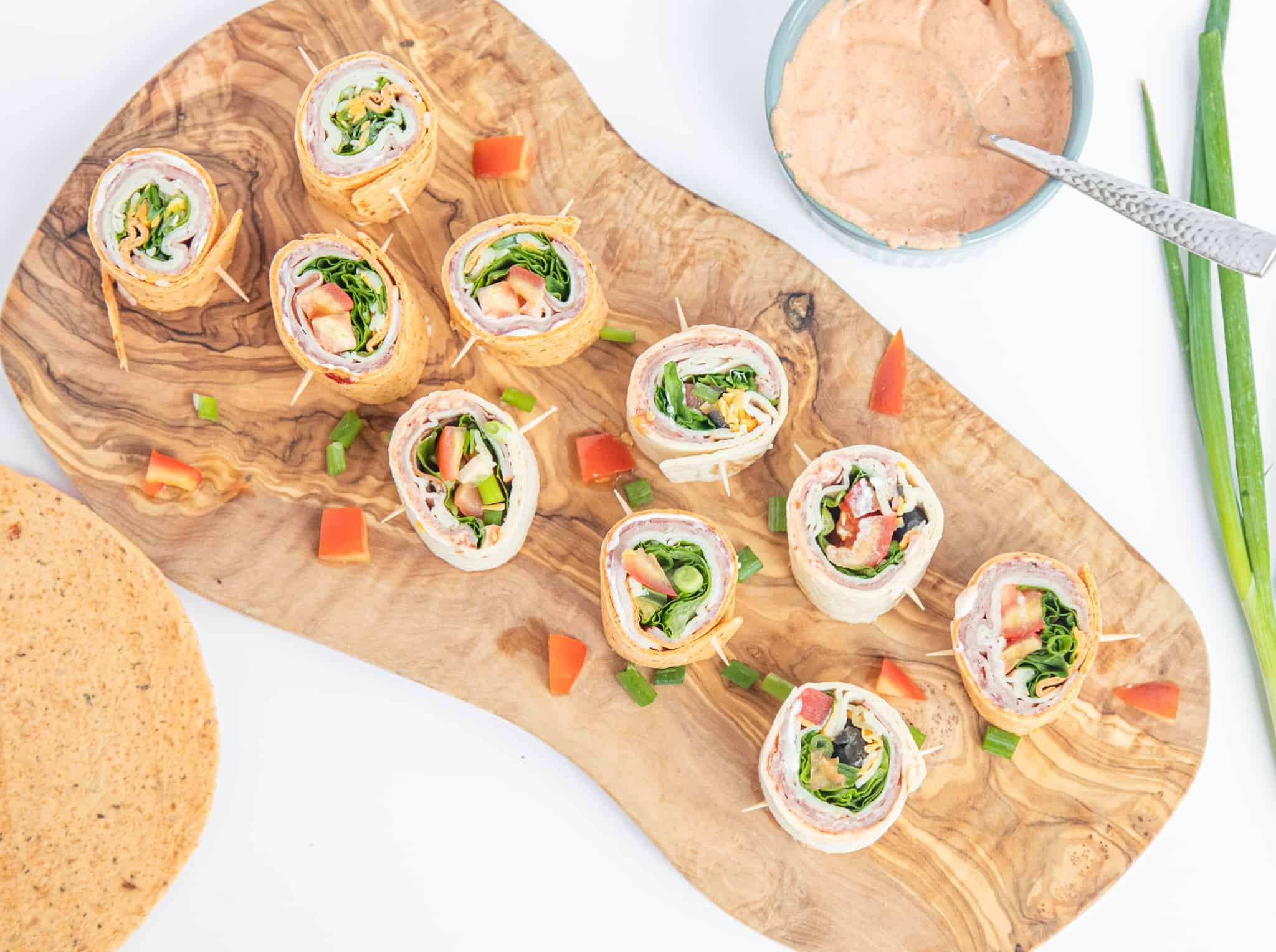 Chipotle Turkey and Ham Picnic Roll-Ups-image