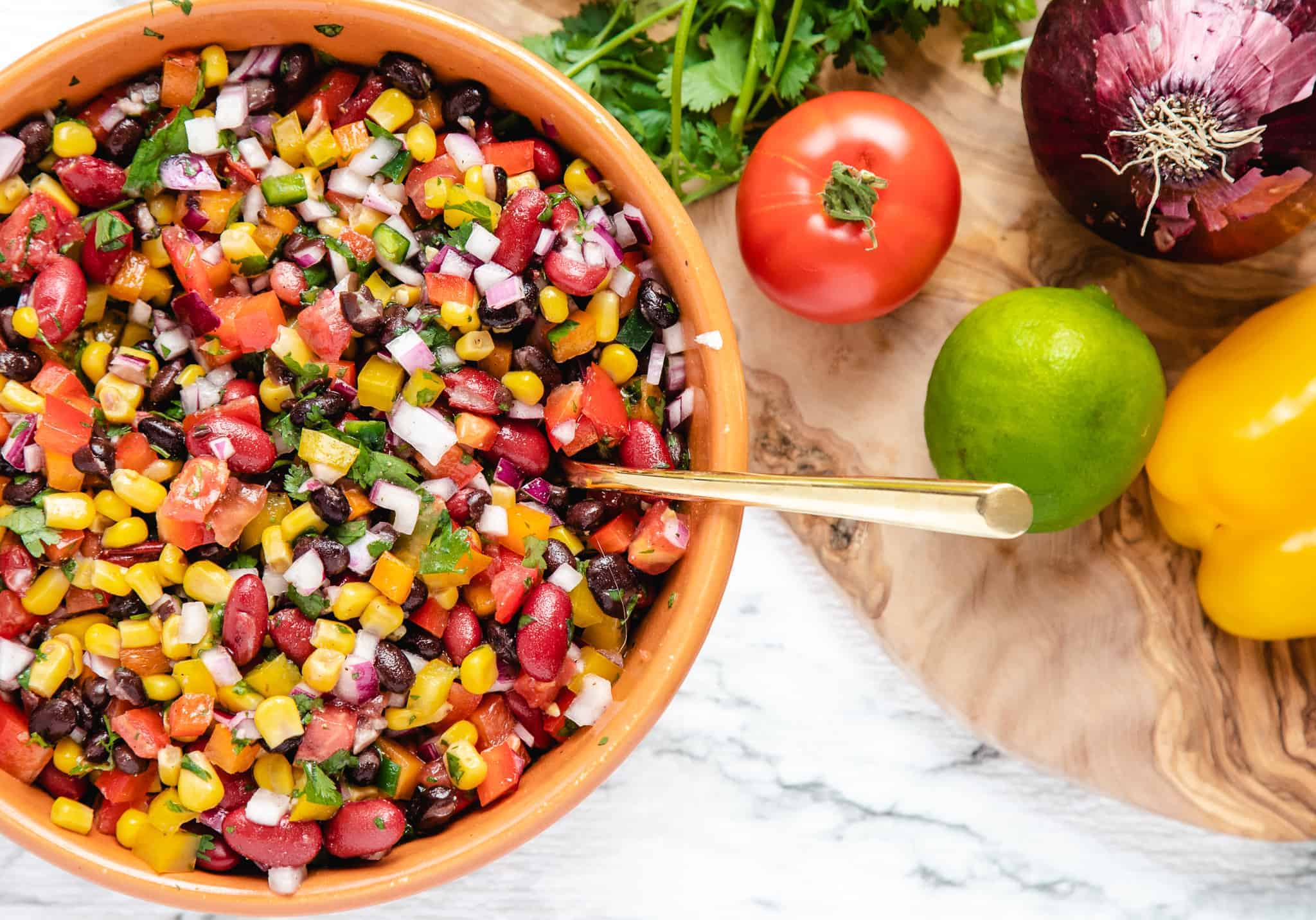 Corn and Bean Salsa Recipe-image