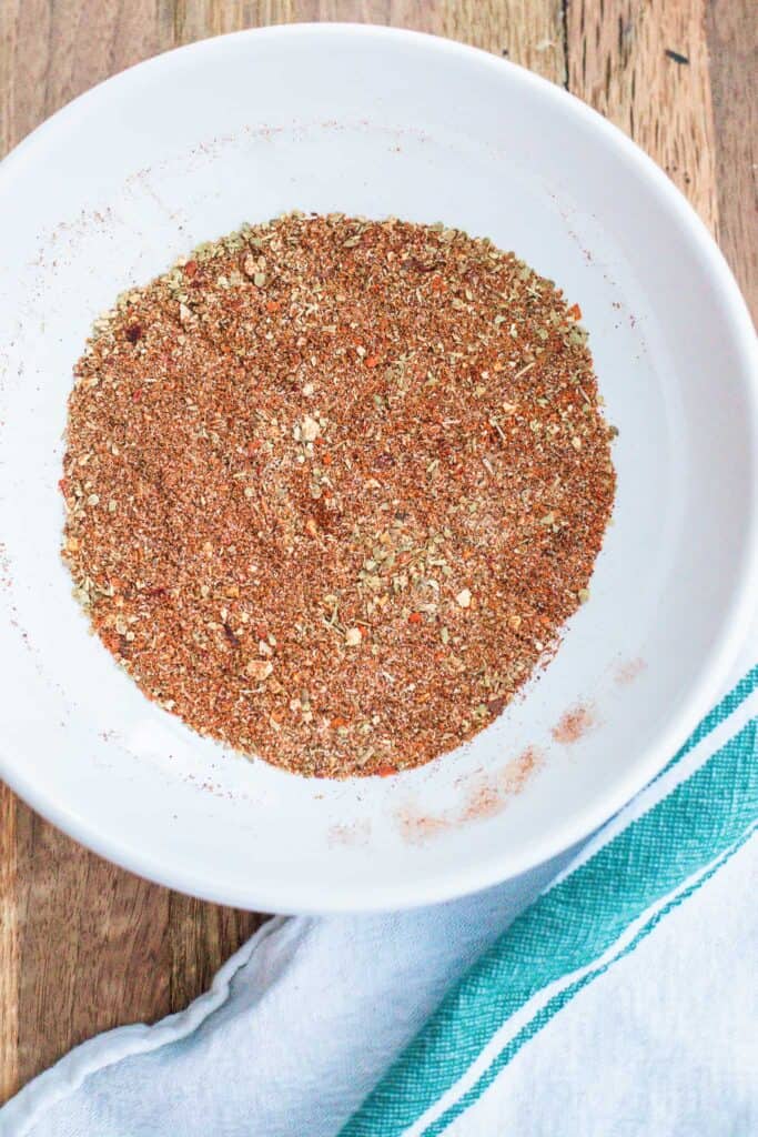 This is a picture of classic chili seasoning mixed together in a bowl. 