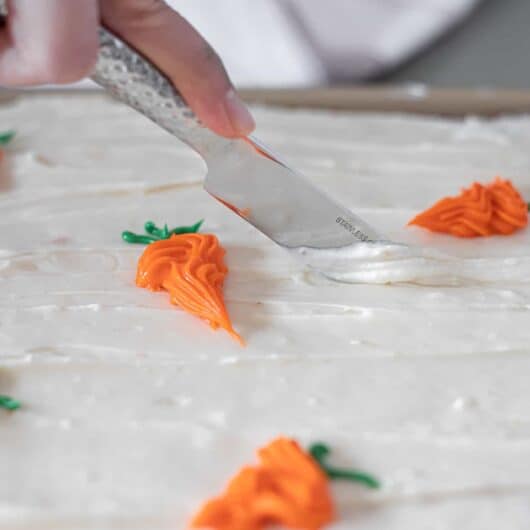 Sheet Pan Carrot Cake Bars Recipe