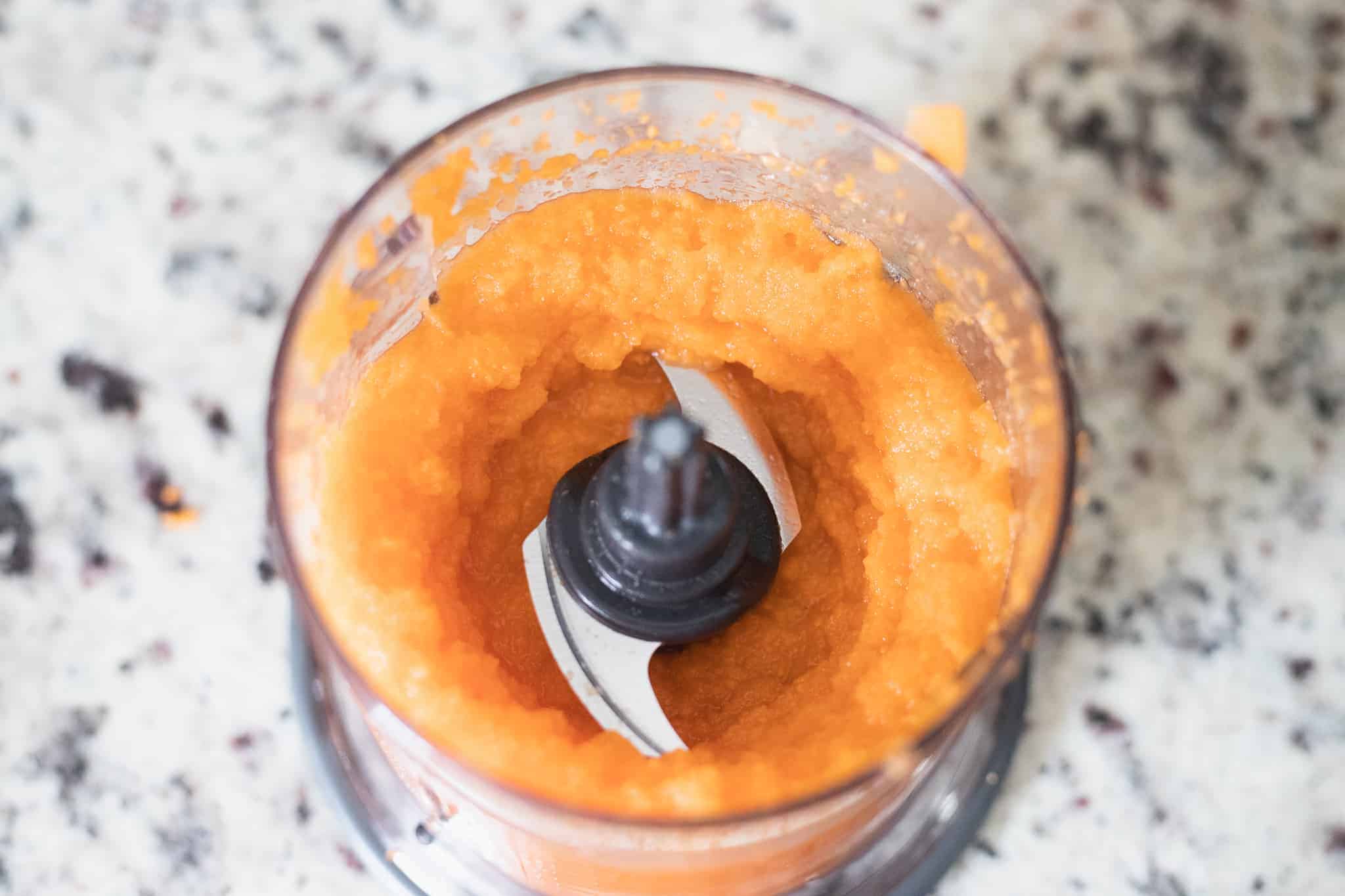 This is a picture of carrot puree. The Hangry Economist.
