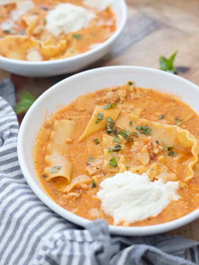 Weeknight Lasagna Soup