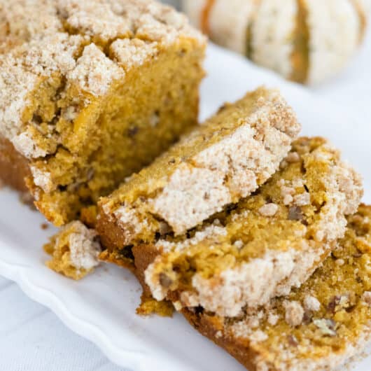 Pumpkin Bread with Streusel Topping Recipe