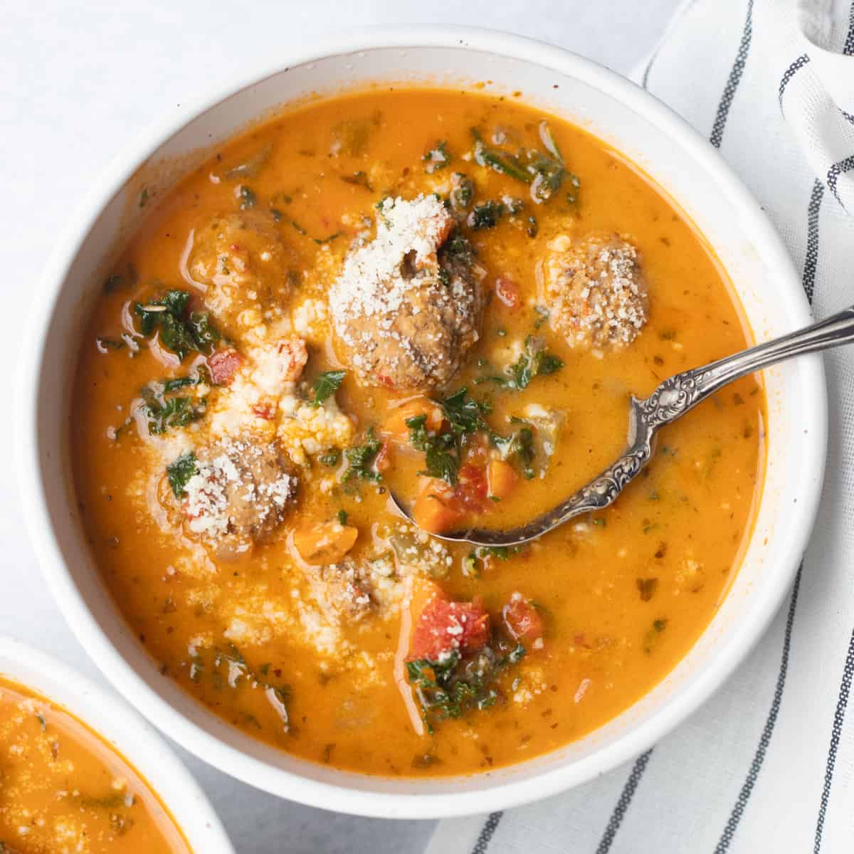 Kale Meatball Soup The Hangry Economist